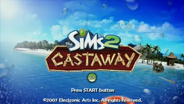 The Sims 2 - Castaway (EU) screen shot title